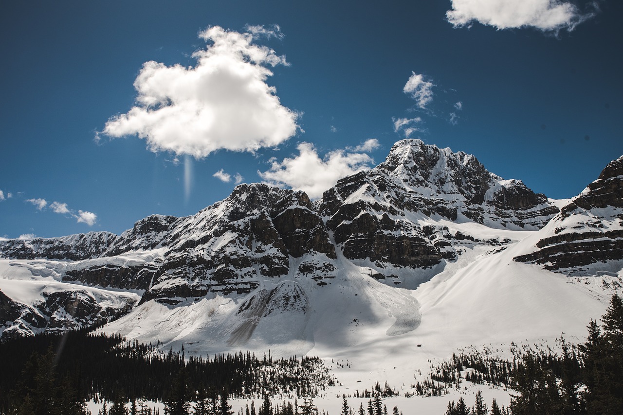 mountain highland clouds free photo