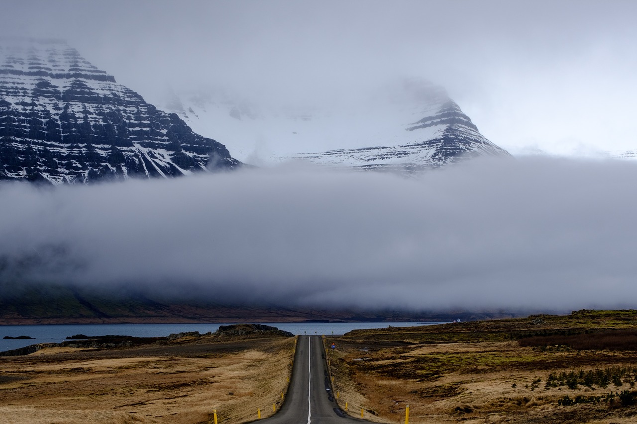 mountain highland cloudy free photo