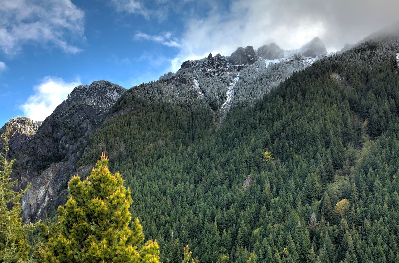 mountain highland cloud free photo