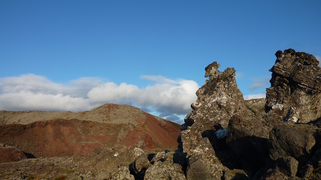 mountain rock sky free photo