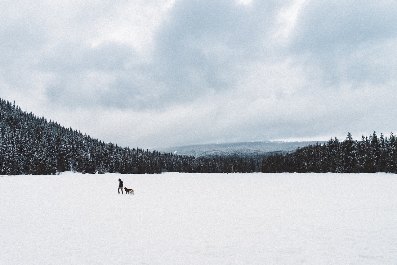 mountain landscape man free photo