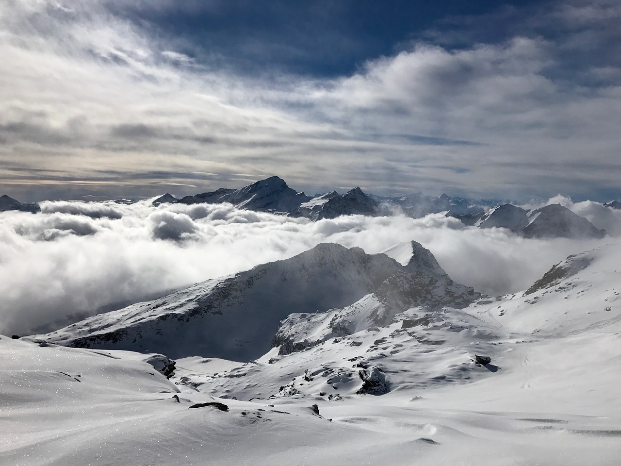 mountain landscape peak free photo