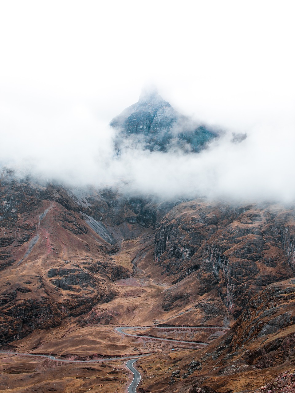 mountain clouds sky free photo