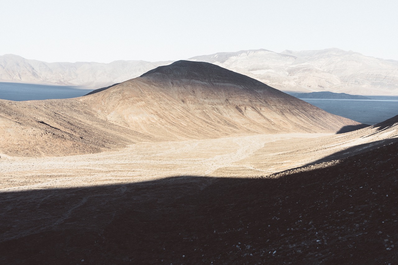 mountain ocean sea free photo