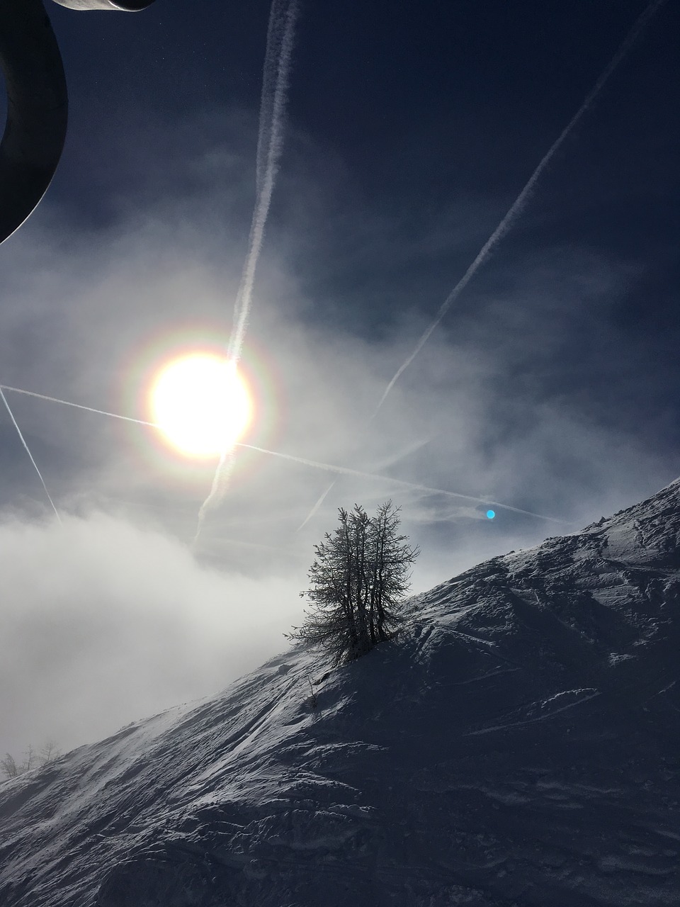 mountain sun ski free photo