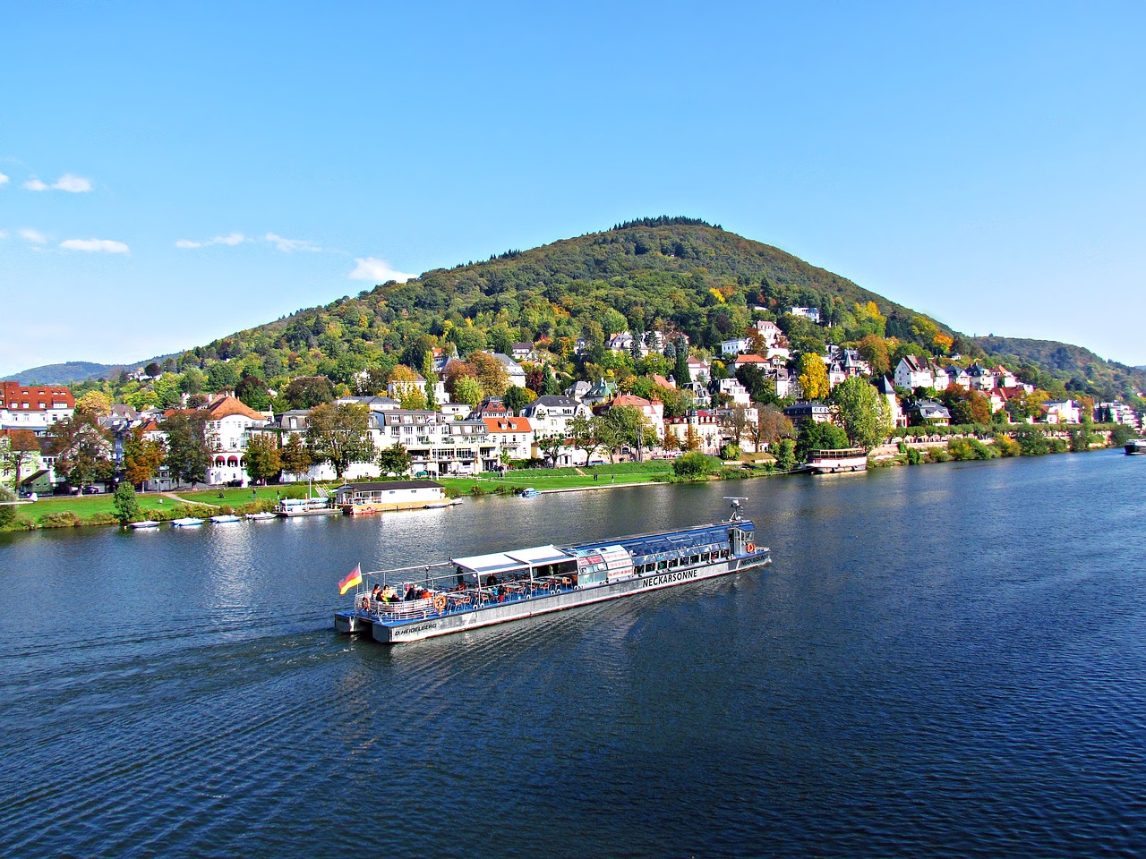 mountain river rhine free photo