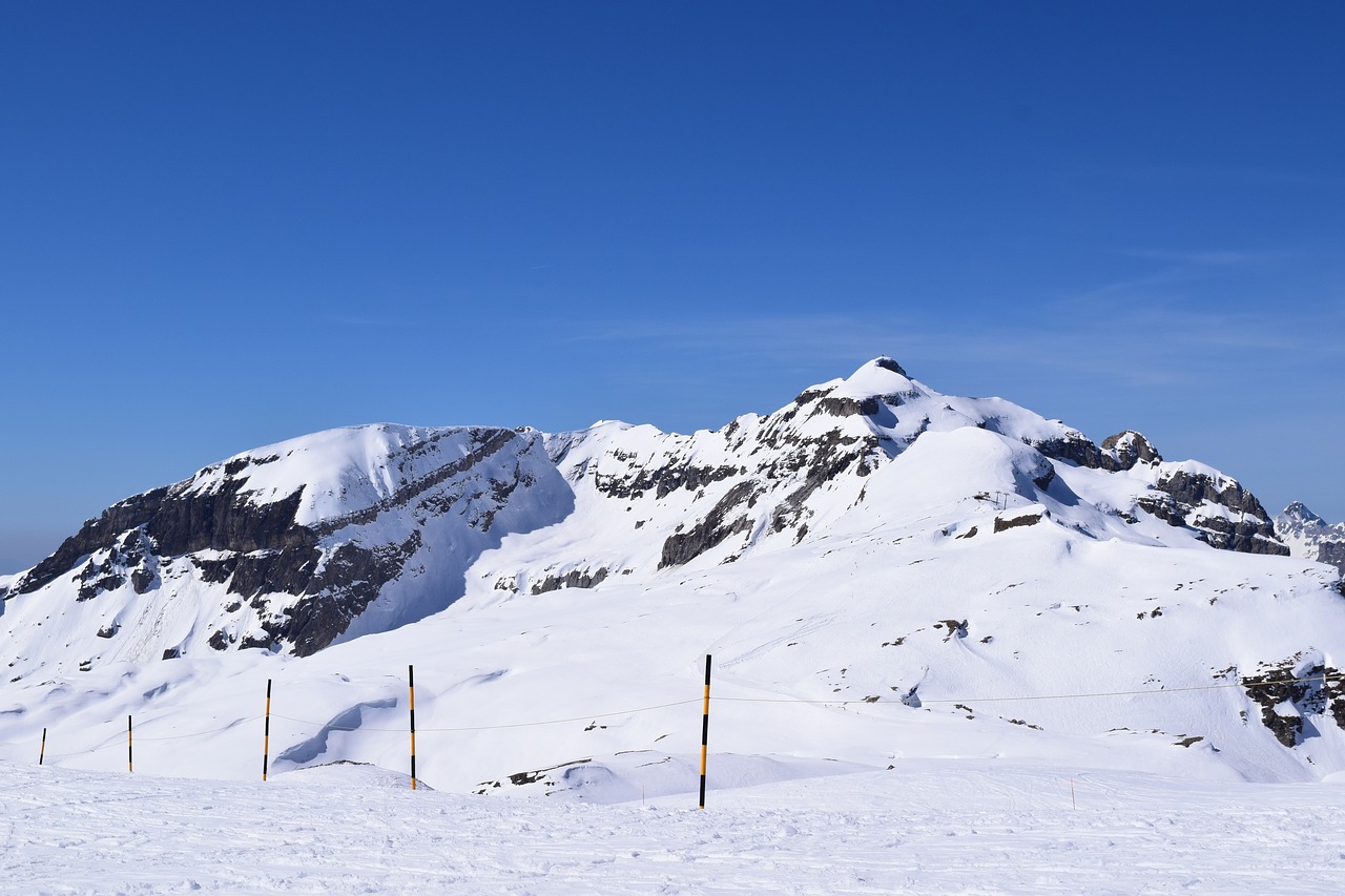 mountain alps snowboarding free photo
