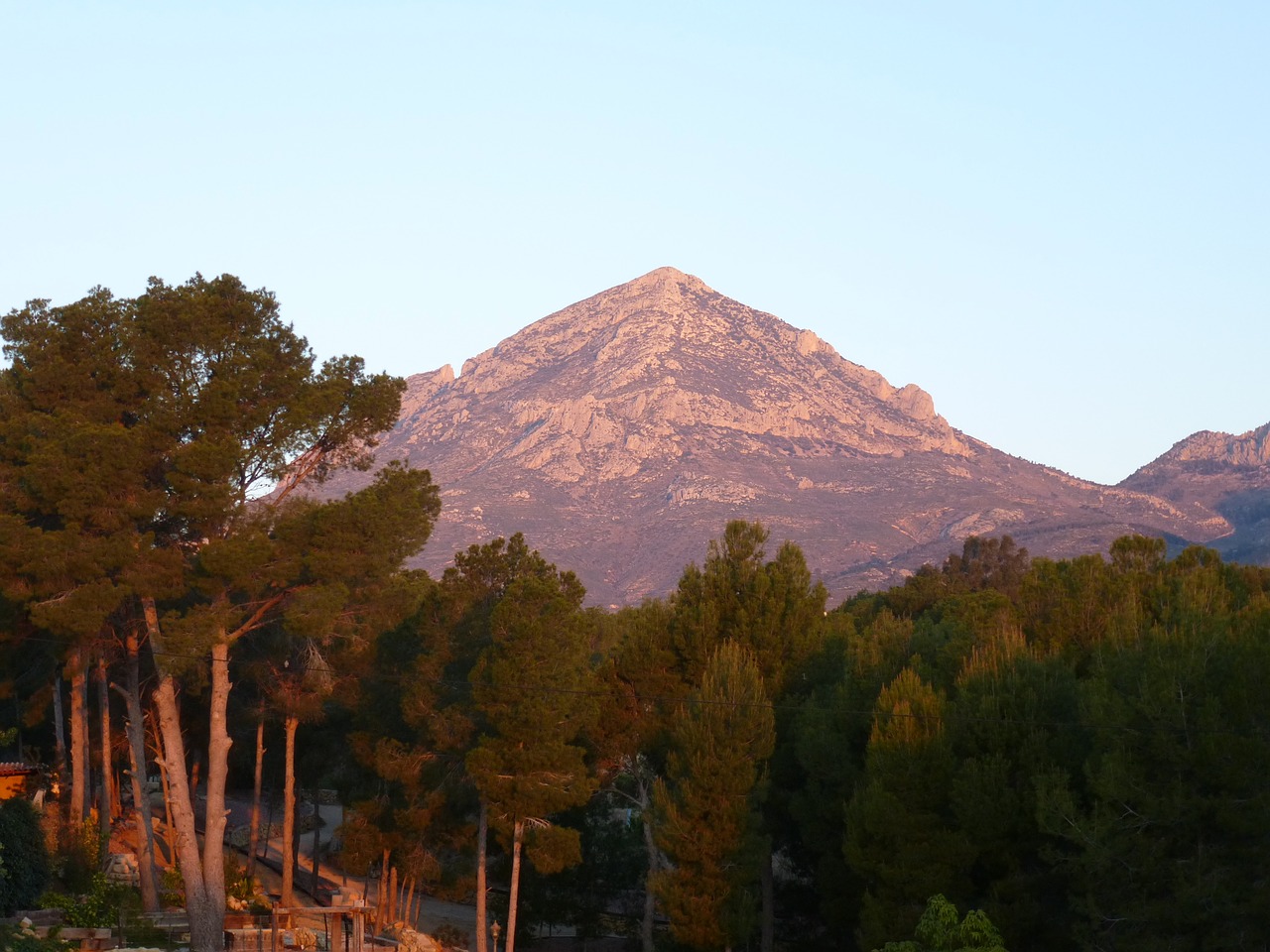 mountain la nucia spain free photo