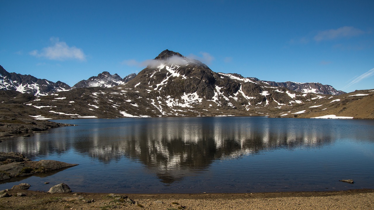 mountain lake wilderness free photo