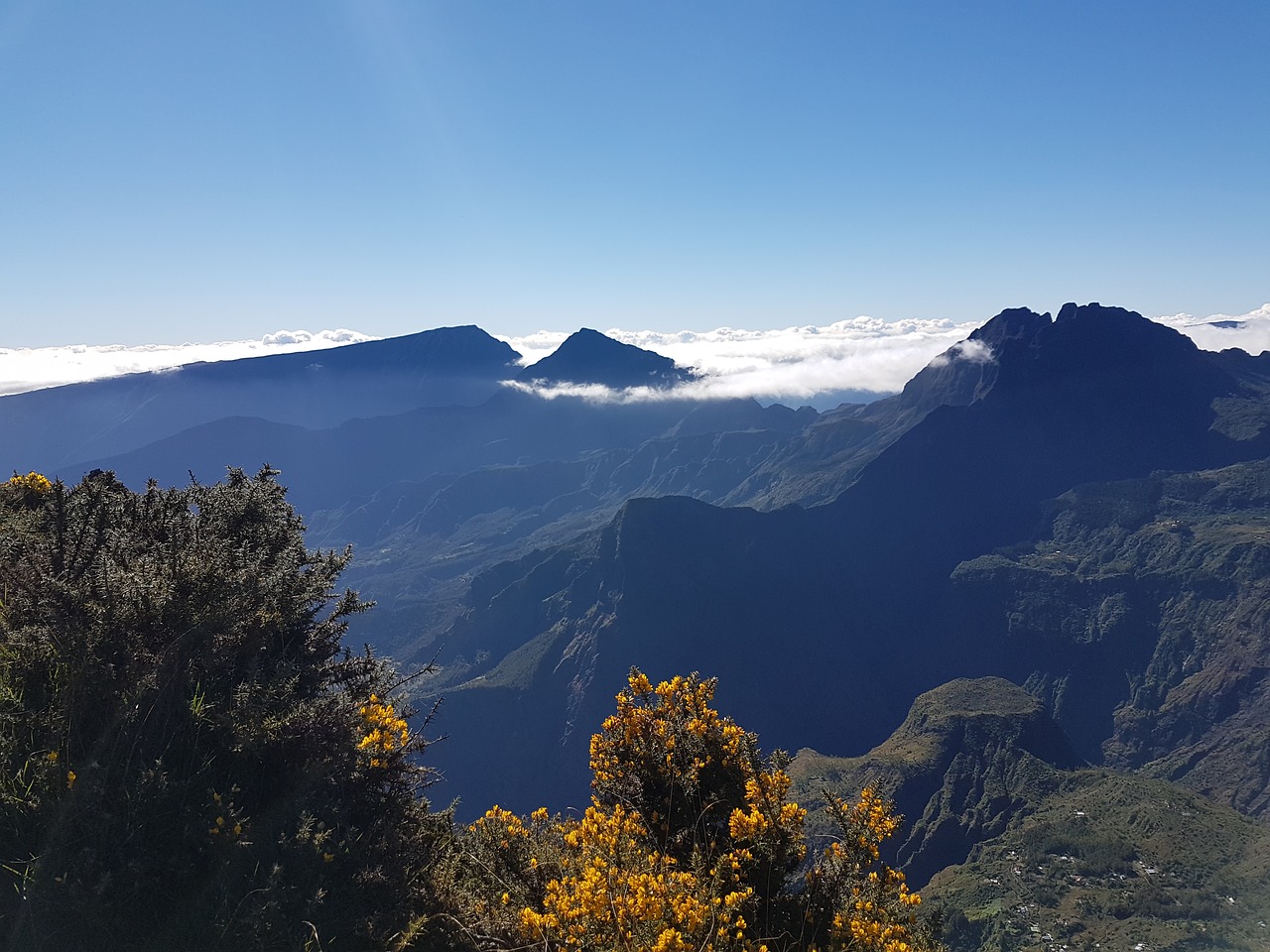 mountain landscape view free photo