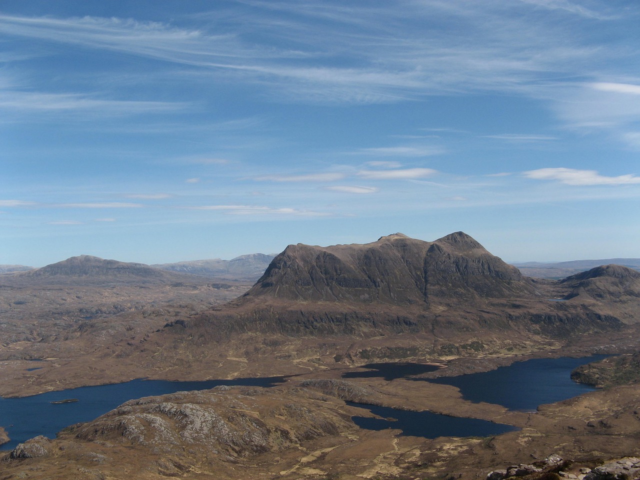 mountain scotland wild free photo