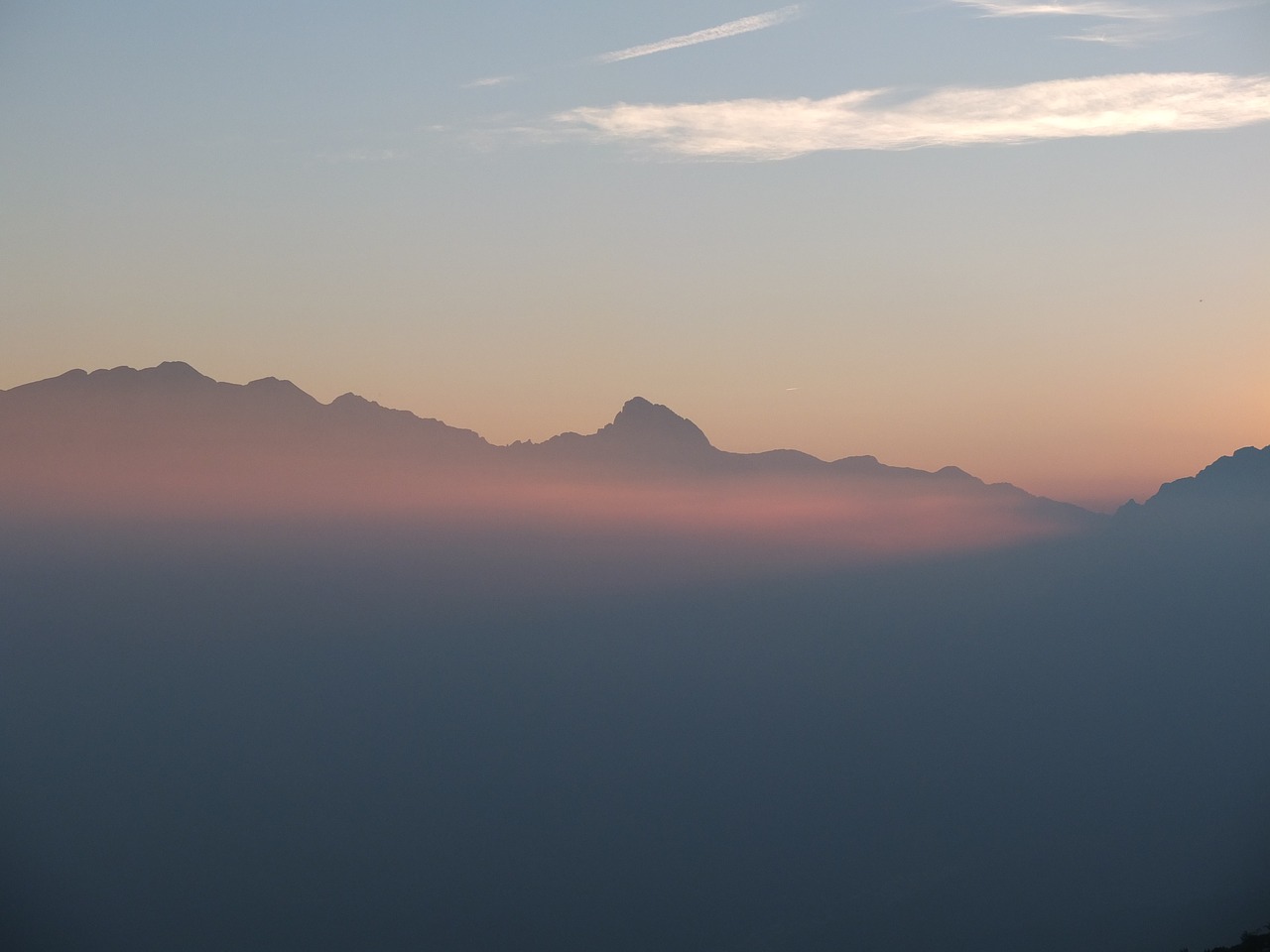 mountain cloud sun free photo