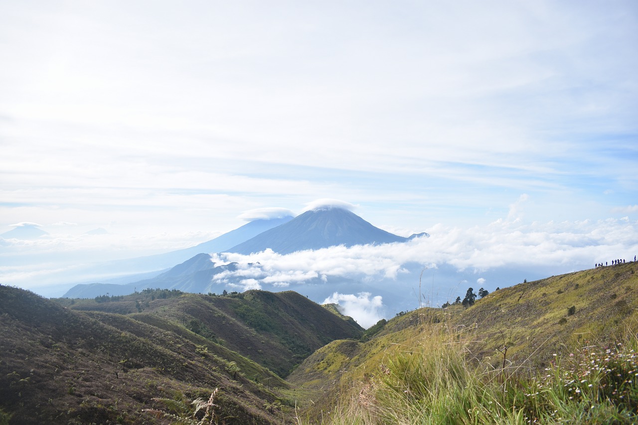 mountain landscape indonesia free photo