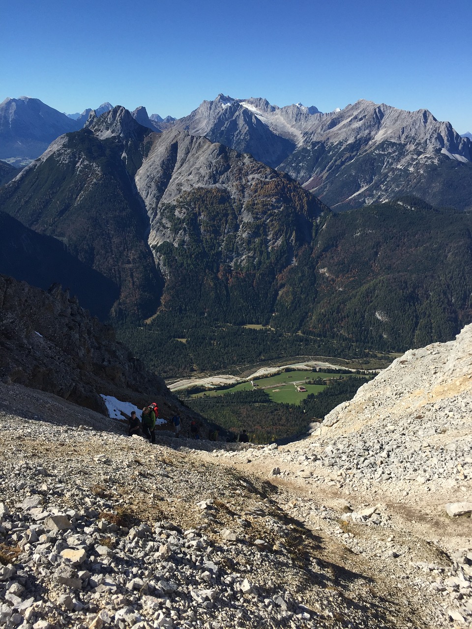 mountain summit overview free photo