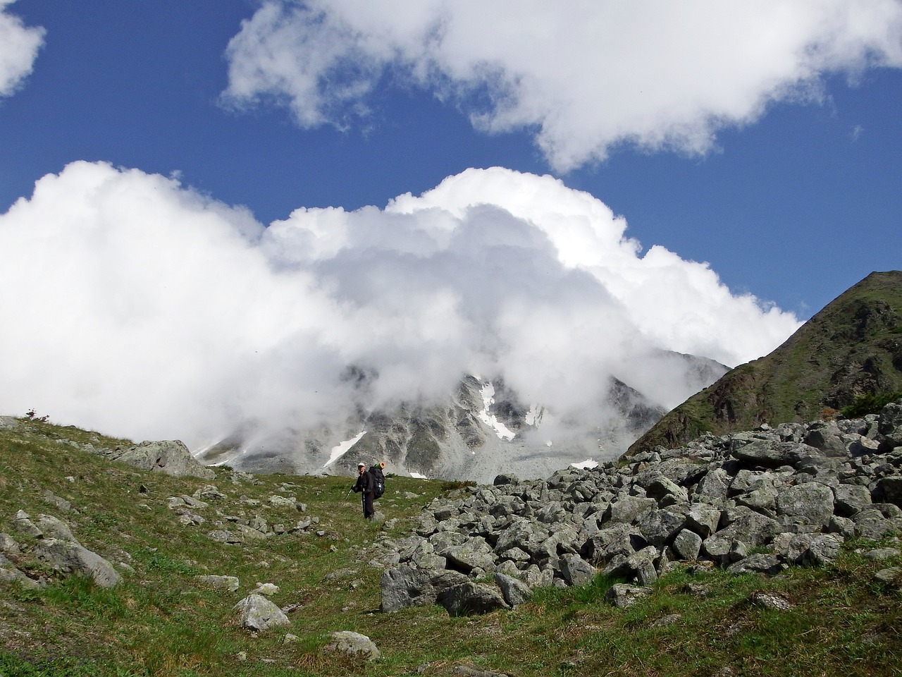 mountain climbing trail free photo