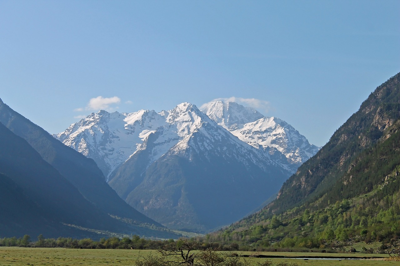 mountain snow nature free photo