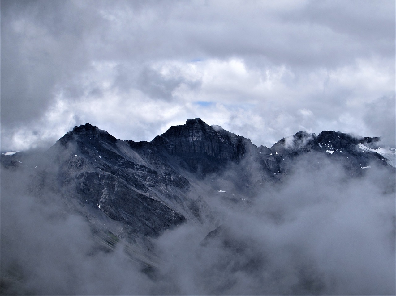 mountain snow outdoor free photo