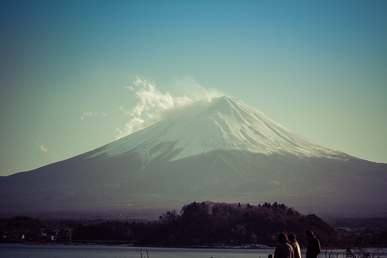 mountain  volcano  landscape free photo