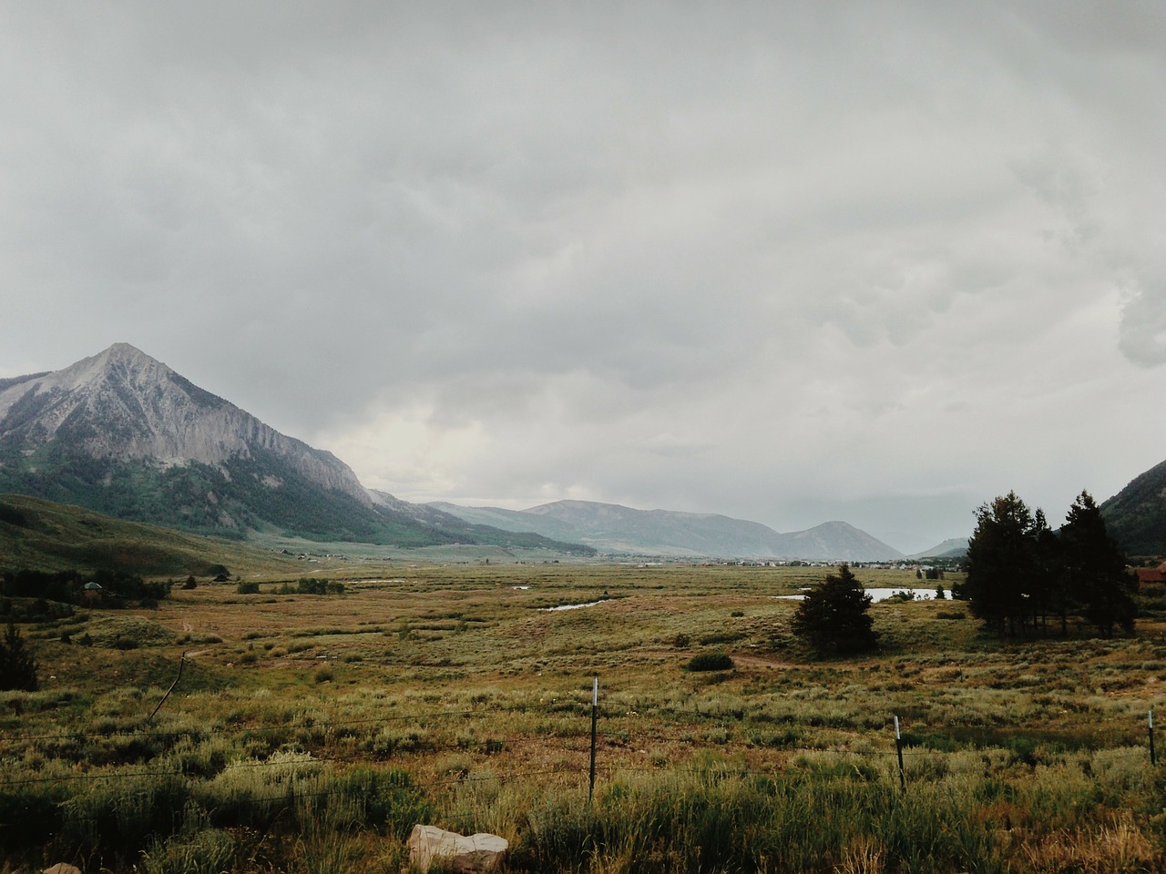 mountain landscape grass free photo