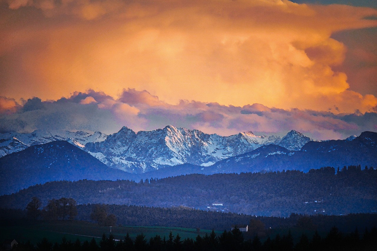 mountain  panorama  snow free photo