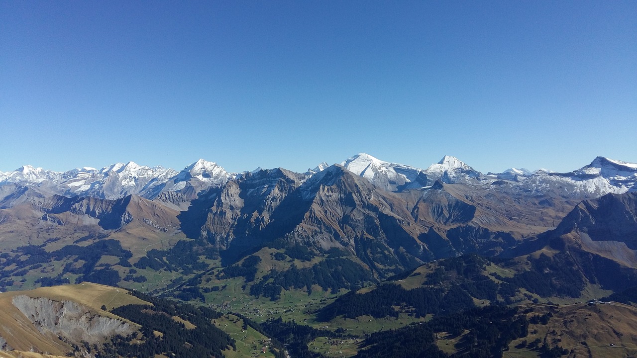 mountain  snow  nature free photo