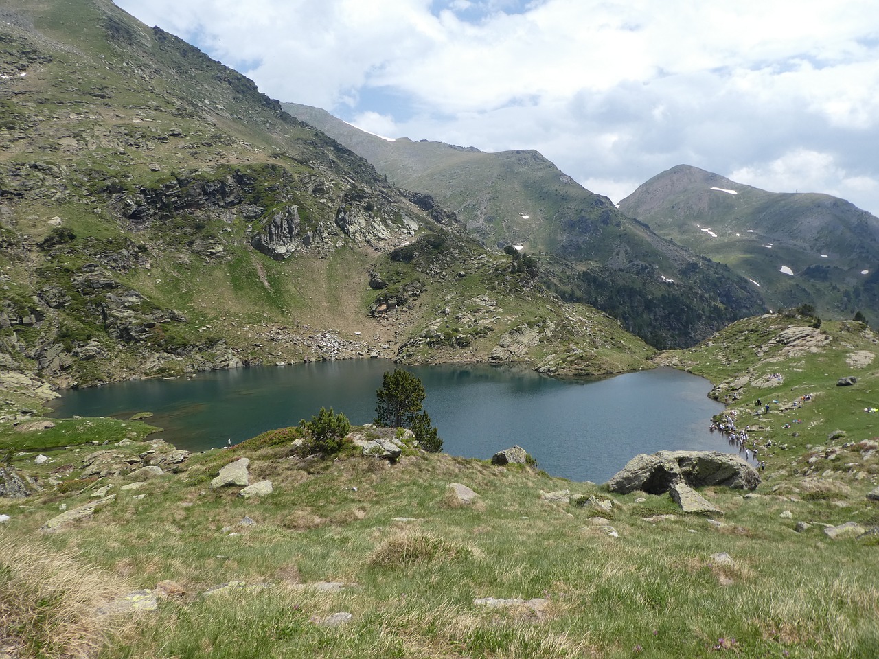 mountain  lake  andorra free photo