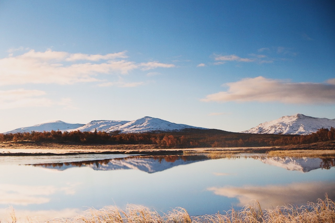 mountain  winter  landscapes free photo