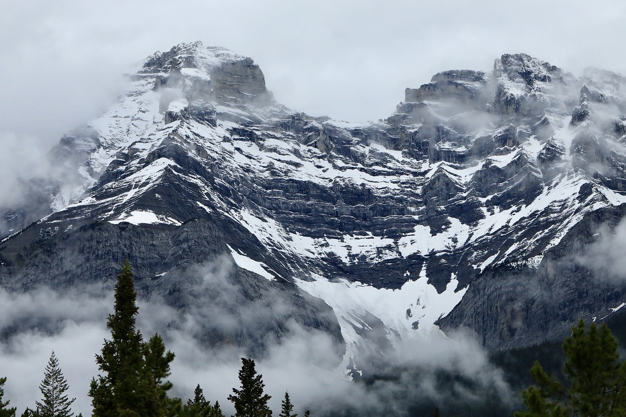 mountain  banff  national park free photo