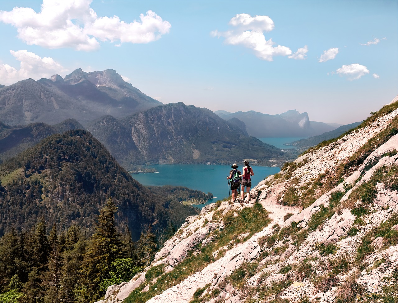 mountain  hiking  view free photo