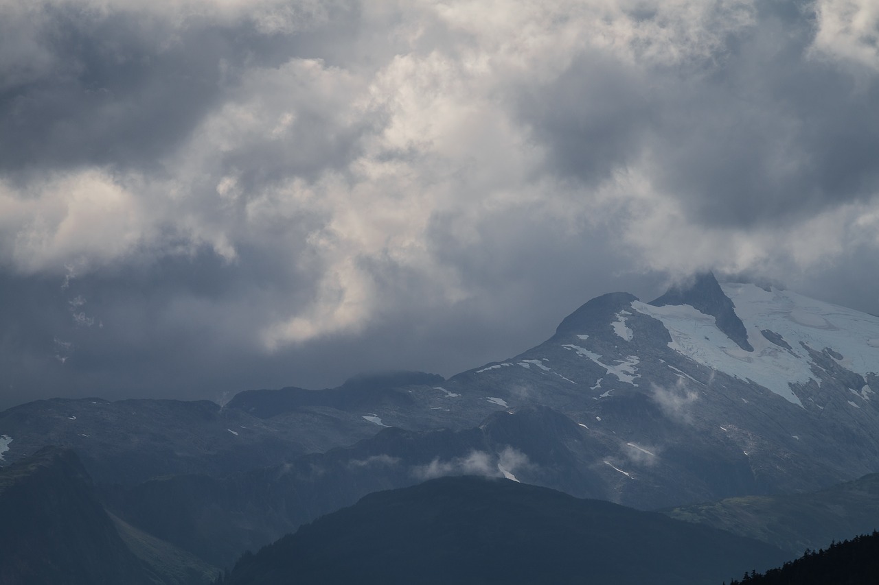 mountain  clouds  sky free photo