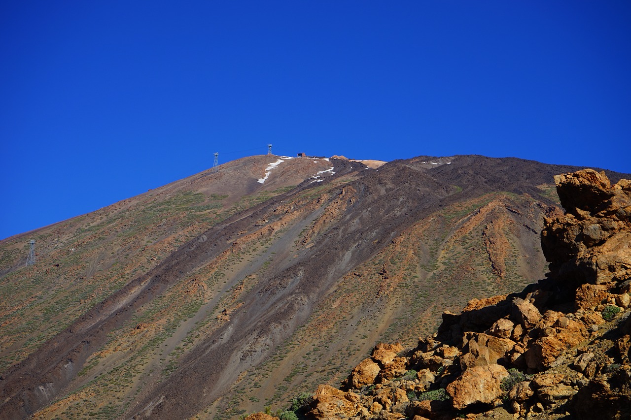 mountain volcano teide free photo