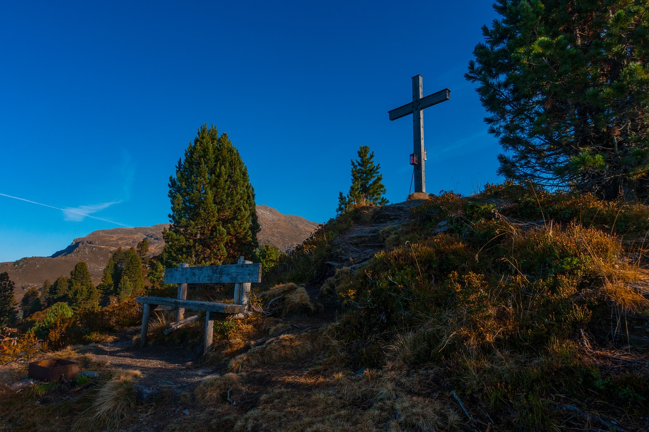 mountain  summit cross  nature free photo