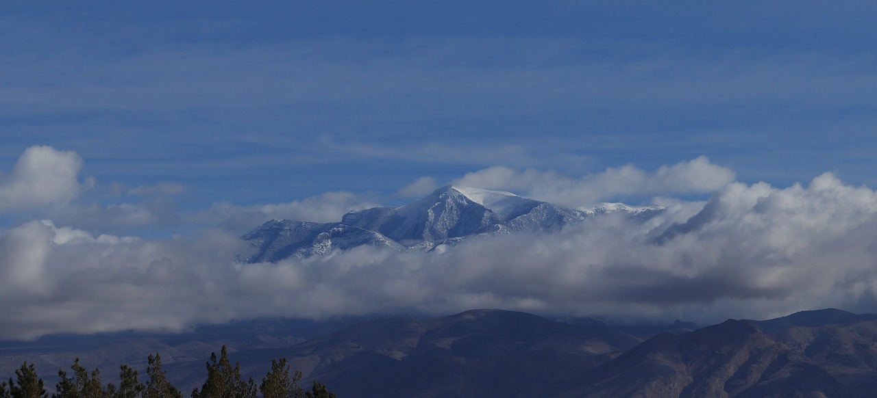 mountain  storm clouds  mount charleston free photo