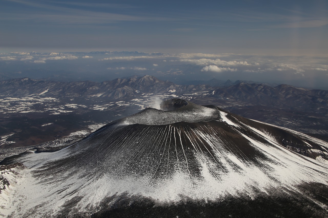 mountain  it  aerial photograph free photo