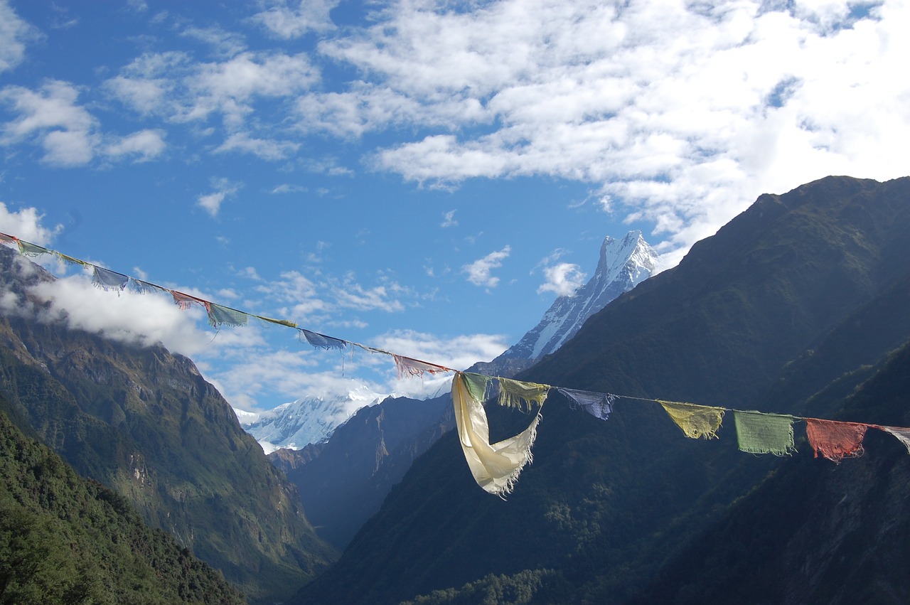 mountain  rosary  nepal free photo