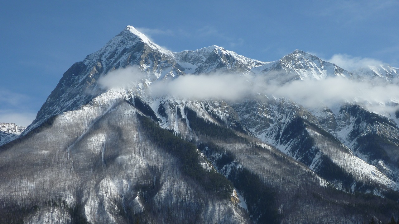 mountain  clouds  landscape free photo