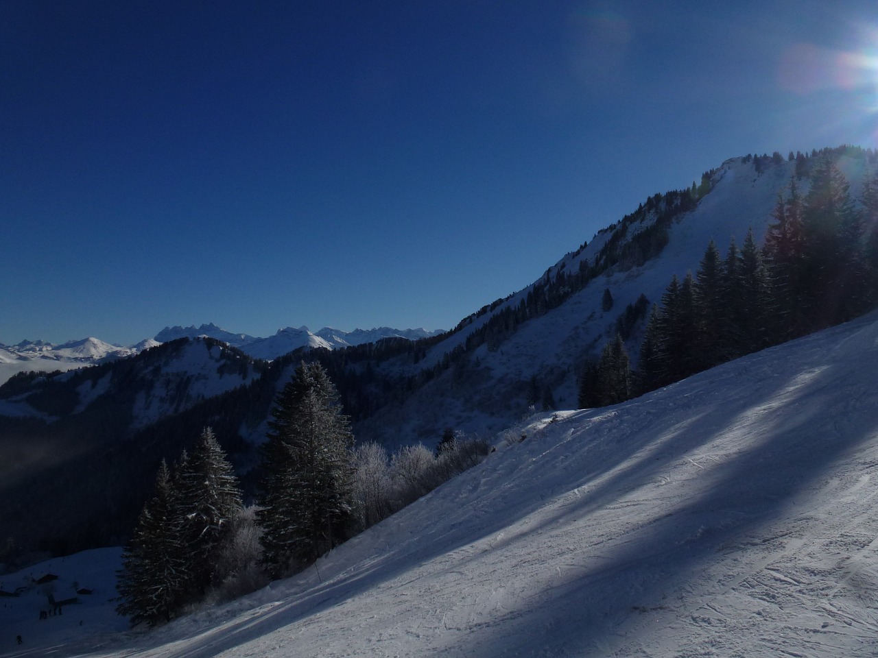 mountain  landscape  sky free photo