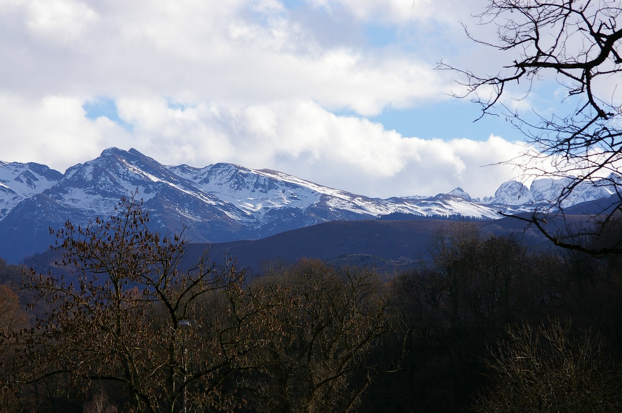 mountain  snow  sky free photo