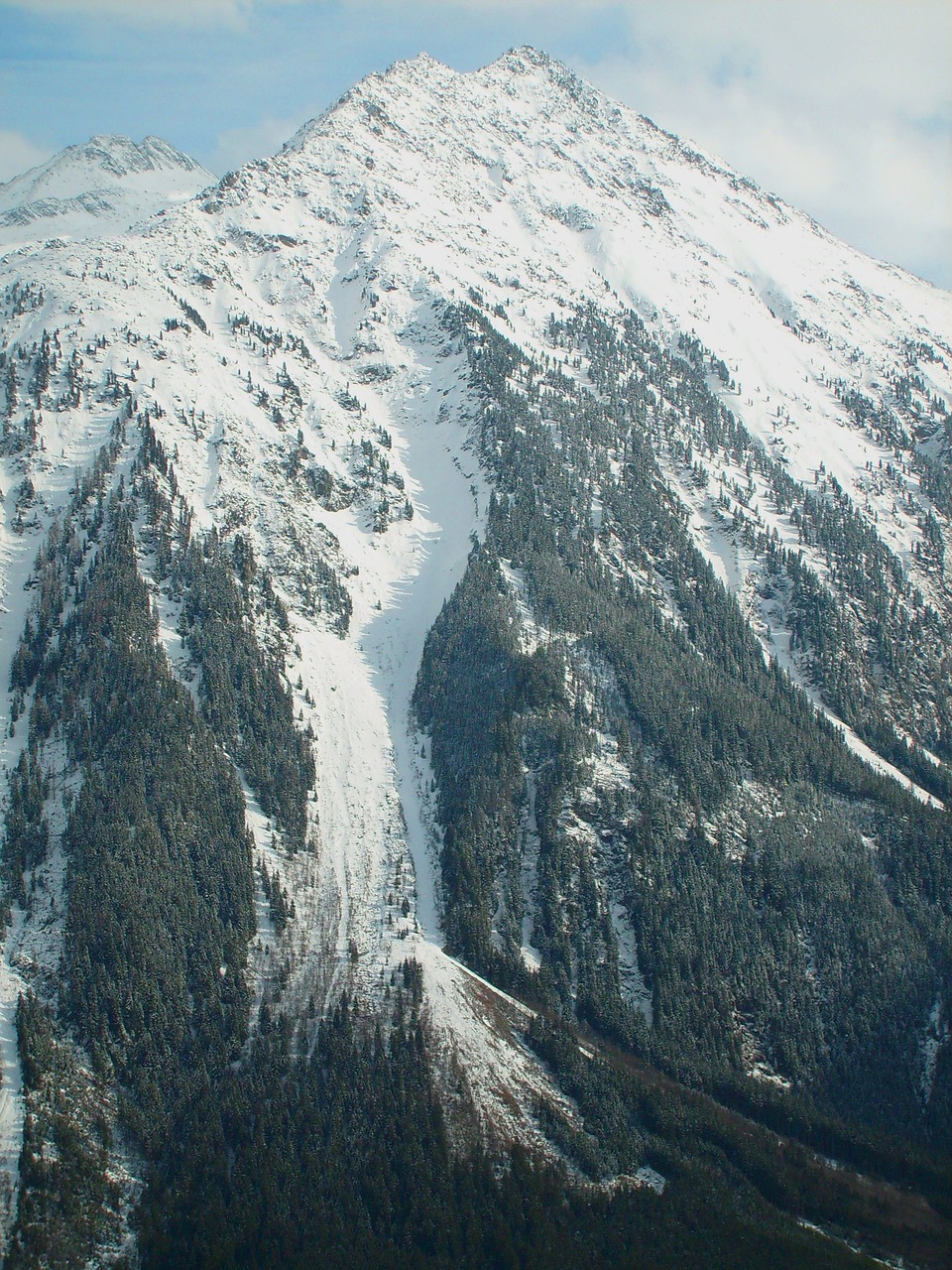 mountain  avalanche  snow free photo