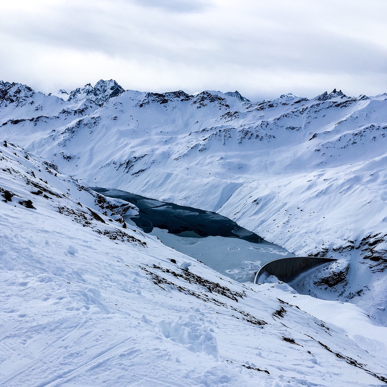 mountain  snow  winter free photo