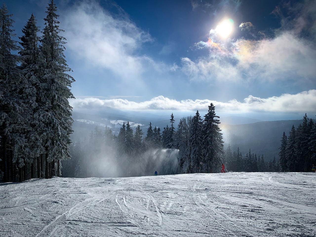 mountain  ski  piste free photo