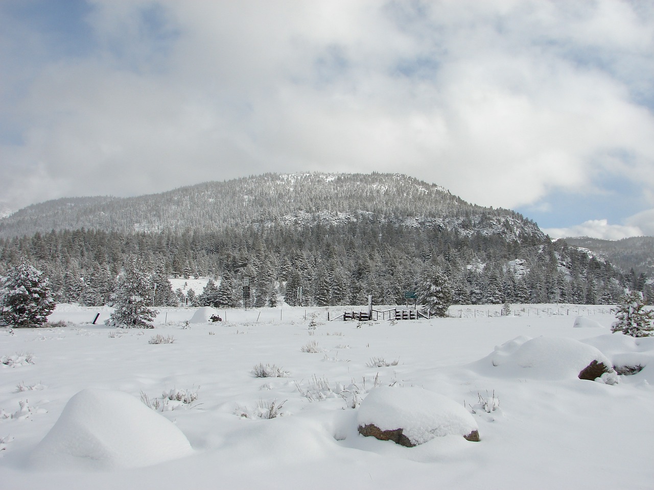 mountain snow winter free photo