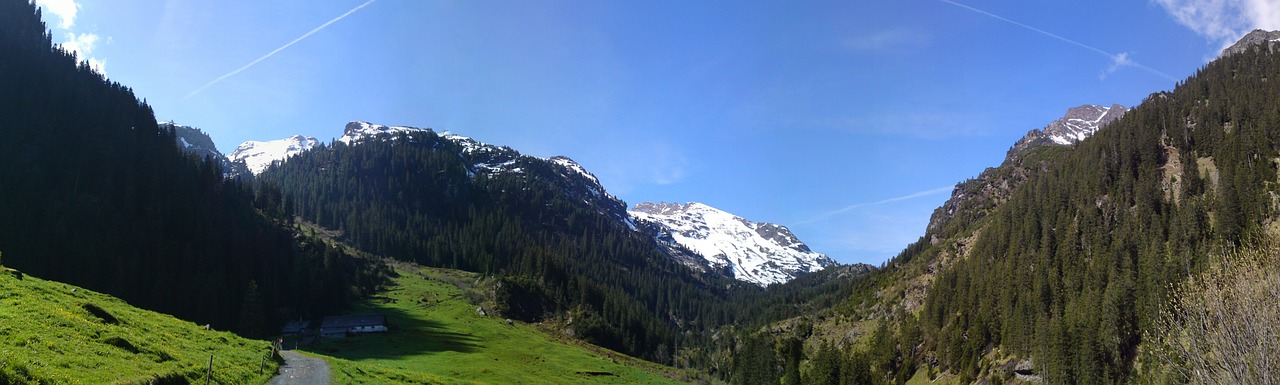 mountain landscape valley free photo