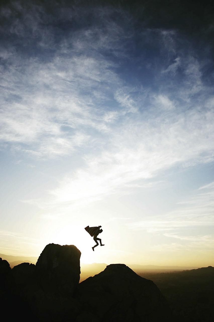 mountain peak silhouette free photo