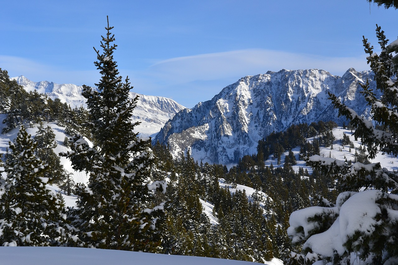 mountain snow winter free photo