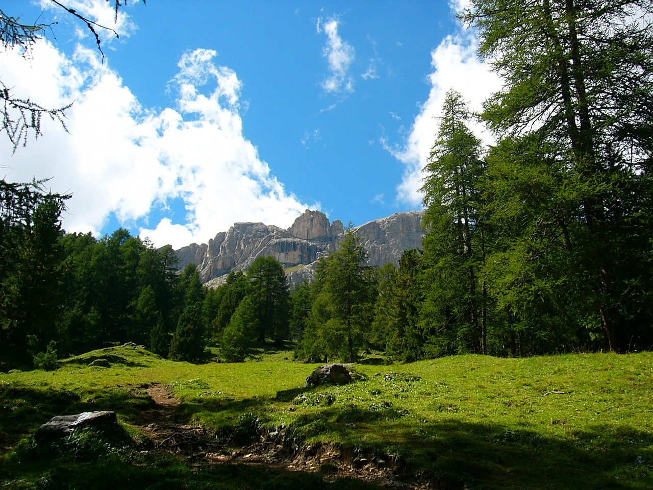 mountain summer val di fassa free photo