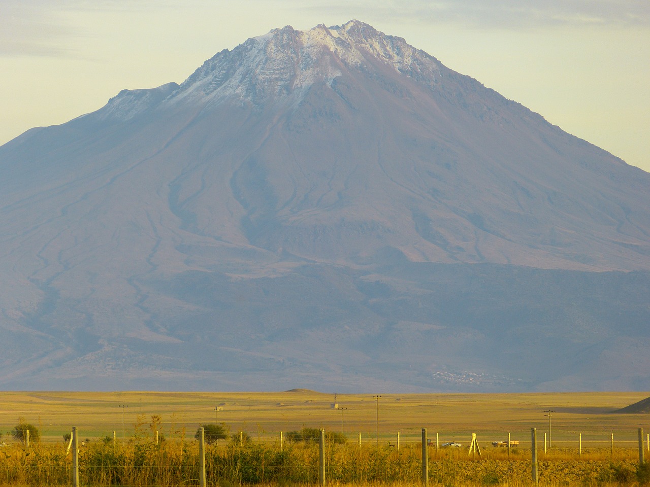 mountain volcano hassan free photo