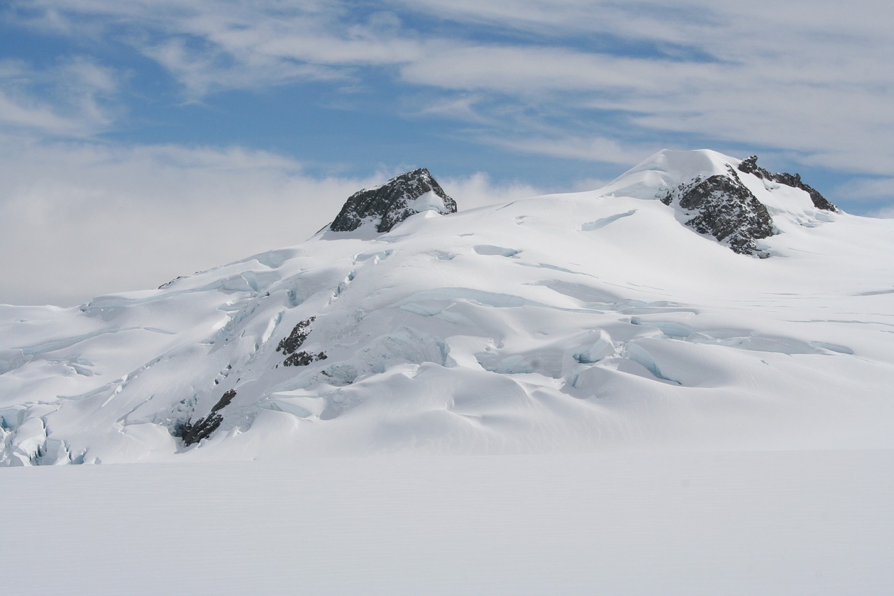 mountain snow landscape free photo