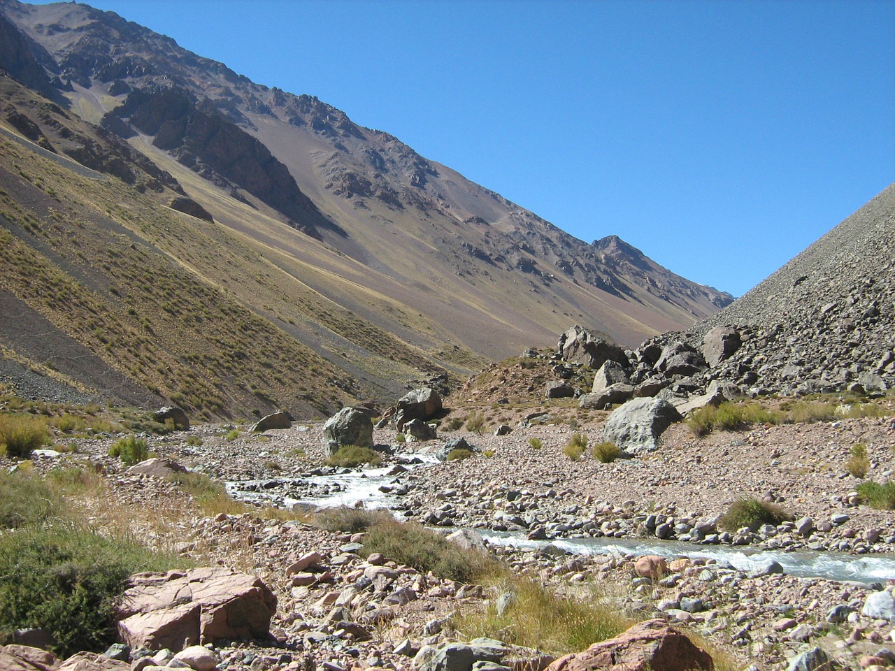 mountain river landscape free photo