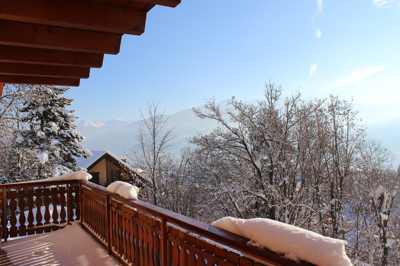 mountain snow landscape free photo